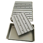 Customized rectangle aluminum alloy trays with lid or cover