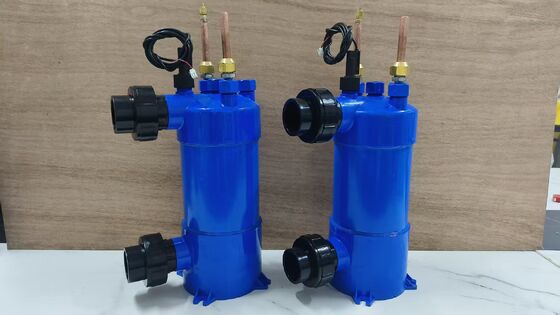 Titanium Heat Exchangers Free Swimming Pool Heat Using Waste Heat Recovery From Air Conditioner