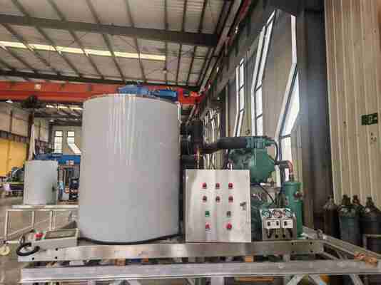 Ecoice 5-Ton Industrial Flake Ice Making Machine ice flake machine marine with PLC Control System