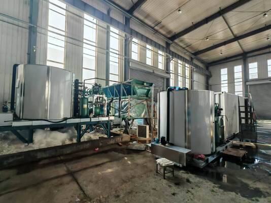Ecoice Hot Sale 10 Tons Industrial Ice Flake Machine Seawater Flake Ice Machine For Fresh Fresh