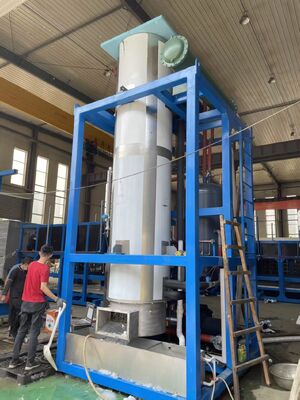 10T/day Stainless Steel PLC Controlled Industrial Tube Ice Machine with Motor for Food Processing Fisheries Long Service Life