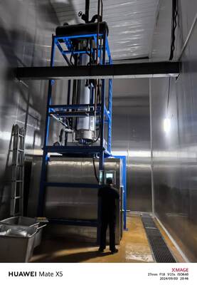 10T/day Stainless Steel PLC Controlled Industrial Tube Ice Machine with Motor for Food Processing Fisheries Long Service Life