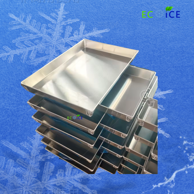 block fast freezing Aluminum freezer pan with lid, eco-friendly aluminum freezing box, frozen shrimp block equipment