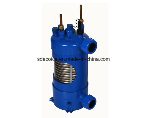 Heat Exchanger for Swimming Pool with PVC Shell Titanium Coil