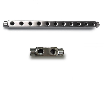 Stainless Steel Distribution Water Manifold , Plumbing Water Manifold