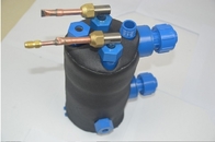 Screwed titanium tube pvc shell heat exchanger for swimming pool heat pump