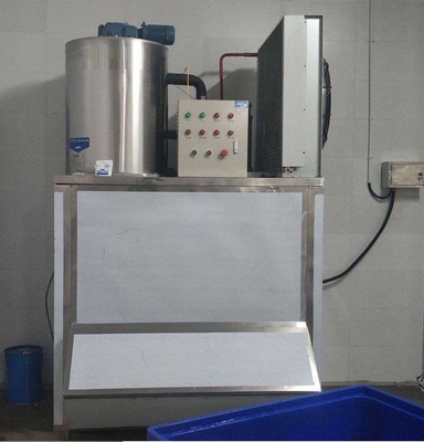 0.3Ton / 300kgs Freshwater Air Cooling Commercial Flake Ice Machine for Supermarket