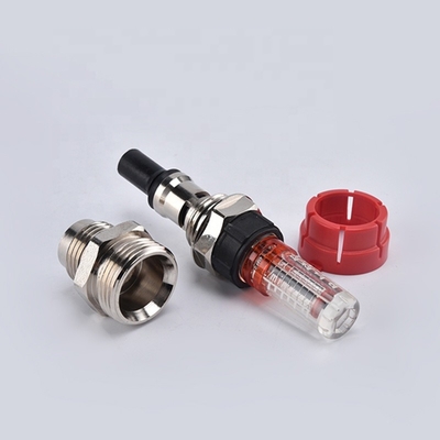 Stainless Steel Bamboo Joint Manifold with long flow meter for underfloor heating flow meter manifold