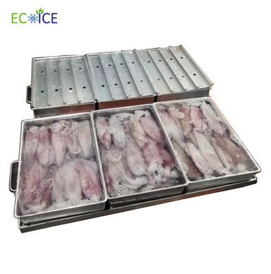 Food Grade Rectangular Aluminum Seafood Frozen Storage Box Container Freezing Tray