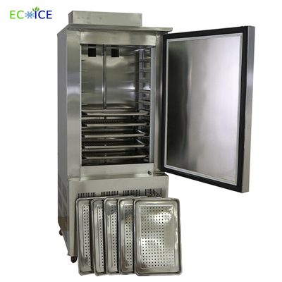 Automatic Commercial 500L Vertical Super Deep Freezer Blast Freezer Machine with 15 Trays