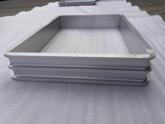 Food Grade Rectangular Aluminum Seafood Frozen Storage Box Container Freezing Tray with Lids