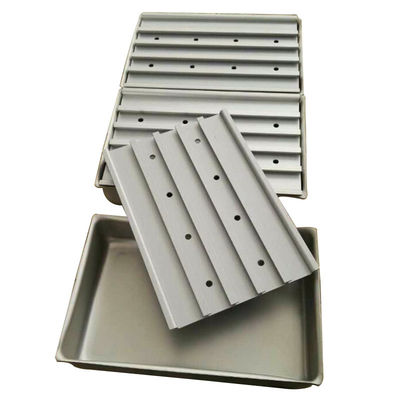 fast freezing tray with Lids, waterproof Aluminum quick freezer tray 2kg block volume for contact plate freezer
