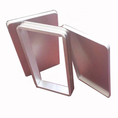 Food Grade Rectangular Aluminum Seafood Frozen Storage Box Container Freezing Tray with Lids