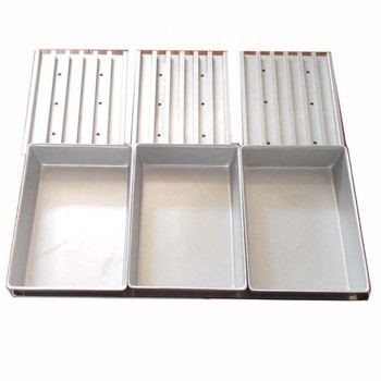 Customized rectangle aluminum alloy trays with lid or cover