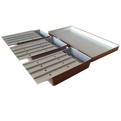 10kg ECO friendly Customized Rectangle Welded Recyclable Food Grade Aluminum Container for Frozen Seafood Freezing Tray/plate with Lids
