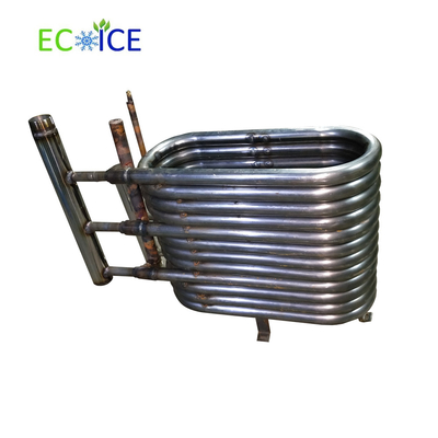 Leak Proof Double Wall Corrugated Pipe Copper Coaxial Coil Condenser for Heat Pump in Food Processing