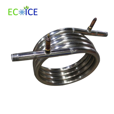 Spiral Double Copper Pipe Heat Exchanger Manufacturer for Pool Heater Air Conditioner Air to Water Heating and Water Coo