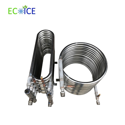 Spiral Double Copper Pipe Heat Exchanger Manufacturer for Pool Heater Air Conditioner Air to Water Heating and Water Coo