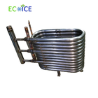 Spiral Double Copper Pipe Heat Exchanger Manufacturer for Pool Heater Air Conditioner Air to Water Heating and Water Coo
