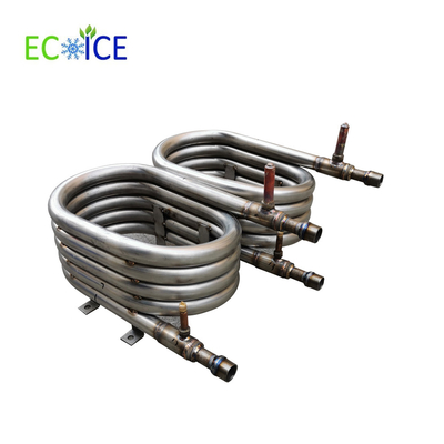 Anti-Refrigerent Leaking Double Wall Heat Exchanger of Copper Pipe Evaporator of Exchanger 10 Kw