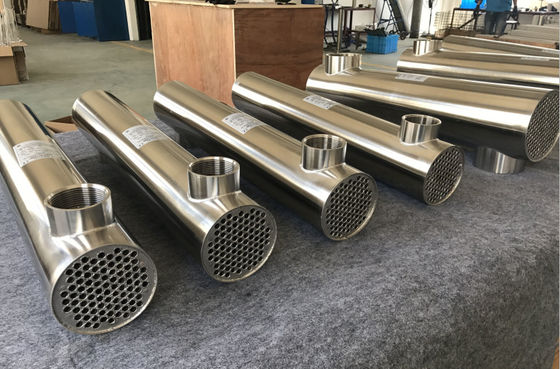 High Quality Corrosion Resistance Heat Exchanger Stainless Steel Swimming Pool Tube Pool Heat Exchanger for Swimming Pool Spa