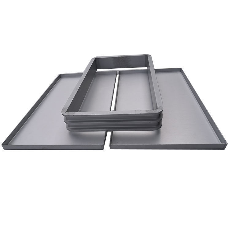 7.5KG Aluminum Freezer Tray Seafood Freezing Frame Aluminium Frozen Mould Seafood Tray Aluminum Plate Freezing Trays