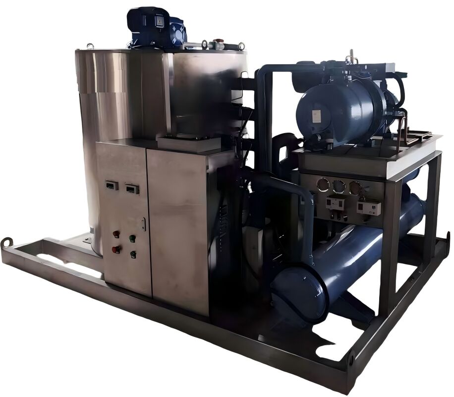 Ecoice water cooling Ice Flake Machine 20 ton Flake Ice Machine with CE Flake Ice Maker for Seafood