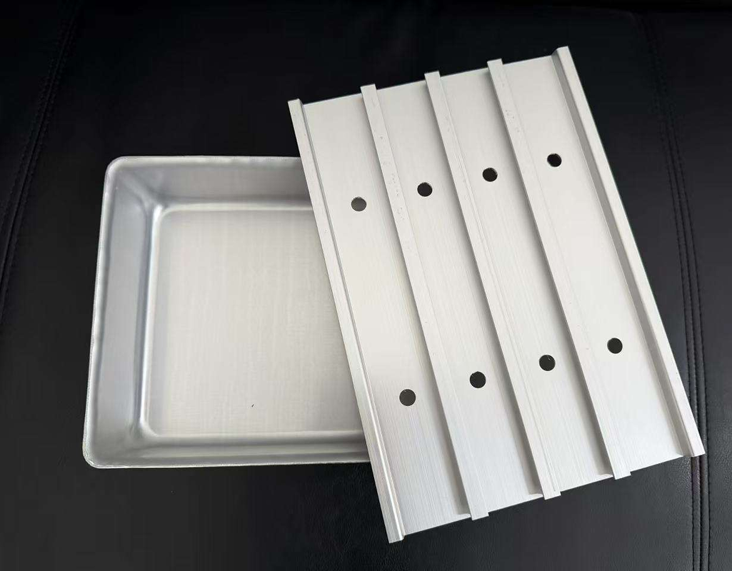 Aluminum Frozen Tray Aluminum Alloy Freezing Box Aluminum Freezer Pan Seafood Tray Seafood Food Aluminum Tray