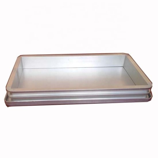 Aluminum tray for shrimp or other seafood