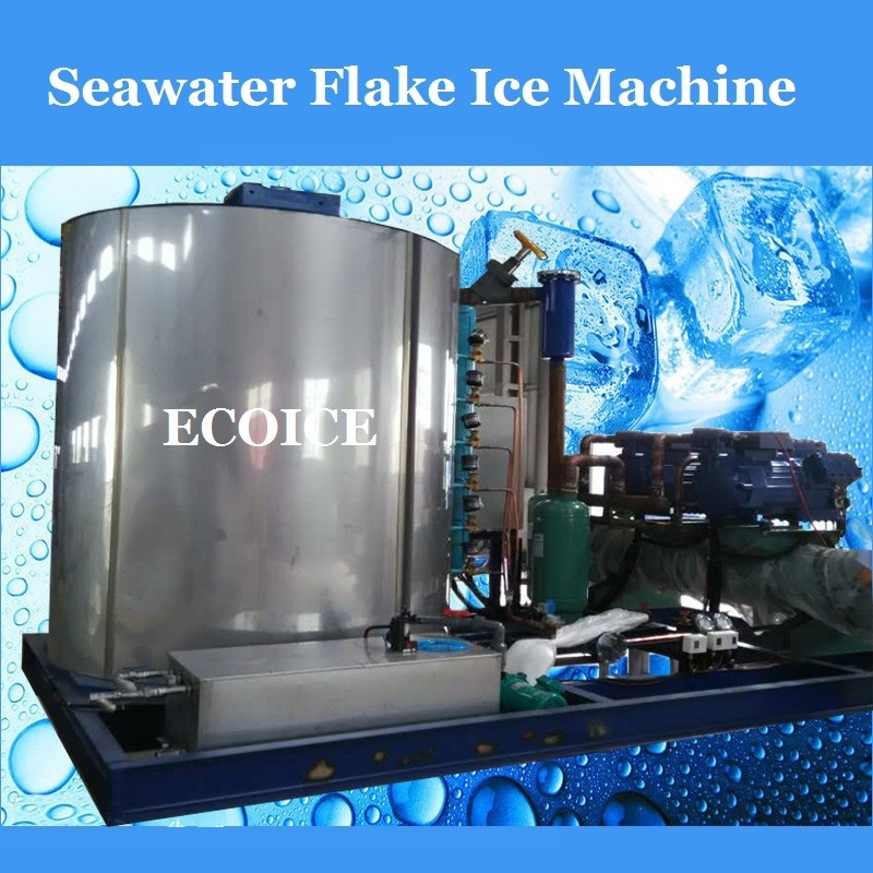 3 Tons on Board Using Flake Ice Maker/Seawater Flake Ice Machine