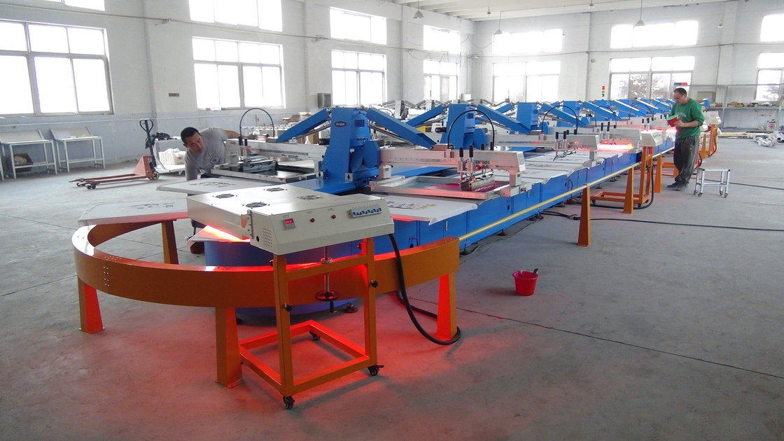 Screen Printing Oval Machine 8 Colors