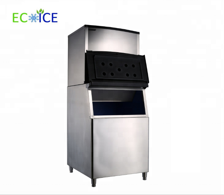 227kg/24h 1240W Business Home Use Commercial Automatic Dry Split Type Ice Maker, Ice Cube Maker Machine, Ice Machine