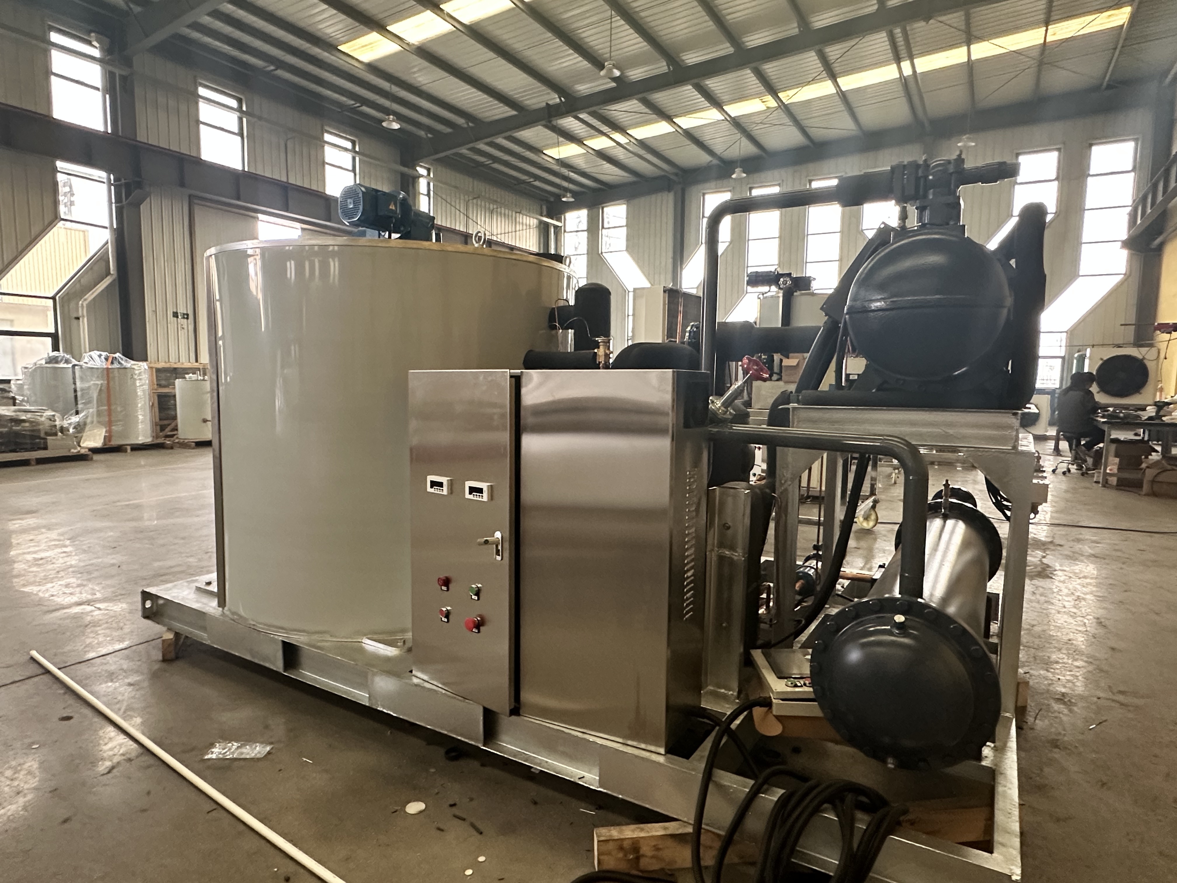 Ecoice 2026 New 10 tons High Efficiency Flake Ice Machine Manufacturer ...
